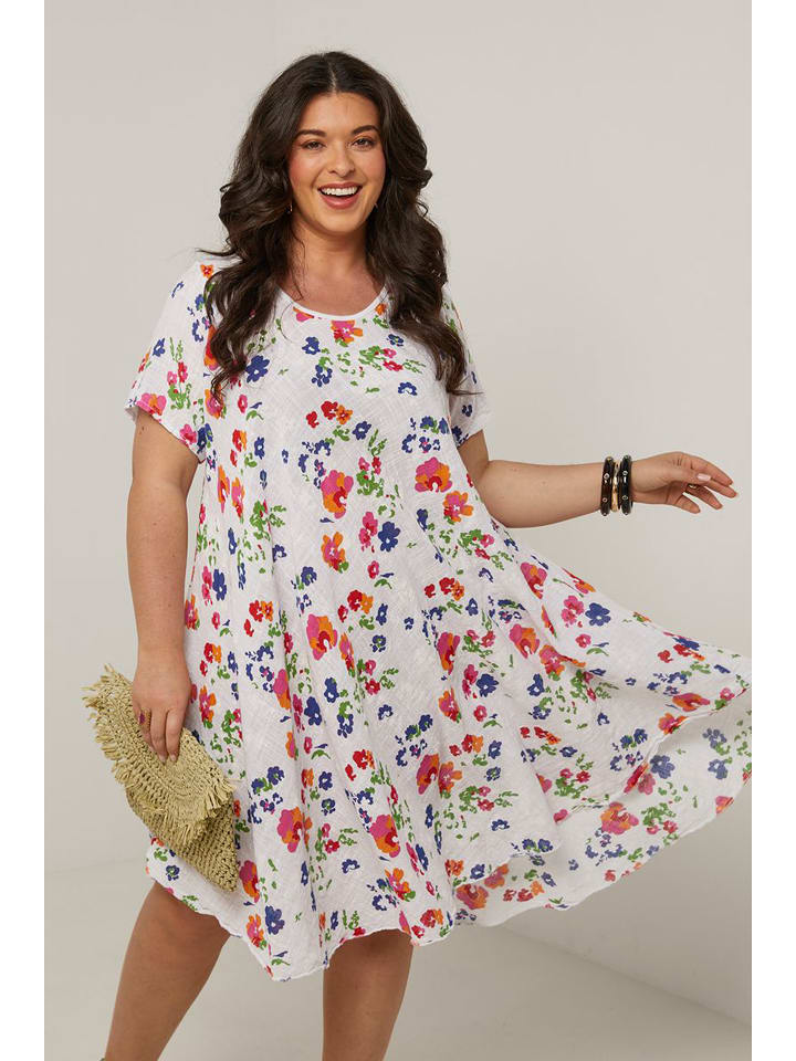 Curvy Lady Sukienka w kolorze białym rozmiar: 44/46