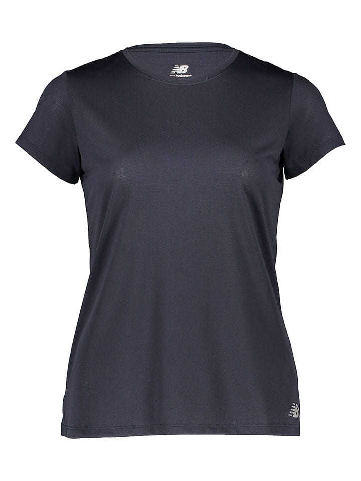 New Balance Koszulka "Core" w kolorze granatowym do biegania rozmiar: L