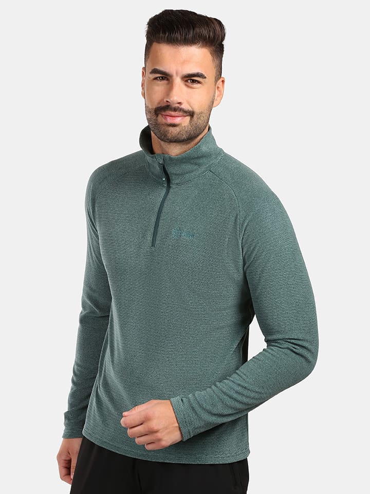 Kilpi Bluza polarowa "Almeri" w kolorze zielonym rozmiar: XL