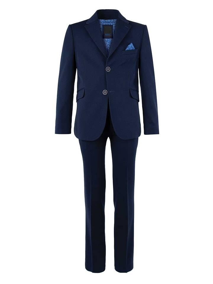 G.O.L.® FINEST COLLECTION Garnitur - Regular fit - w kolorze granatowym rozmiar: 152