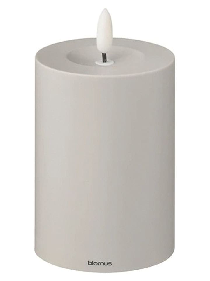Blomus Świeca LED "Noca" w kolorze szarym - wys. 12 cm rozmiar: onesize