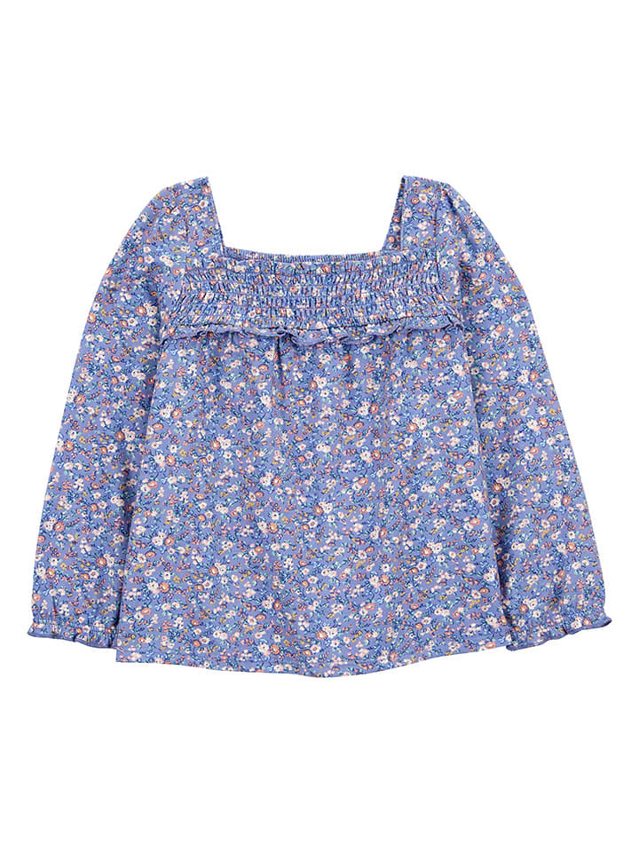 OshKosh Bluzka w kolorze niebieskim ze wzorem rozmiar: 98