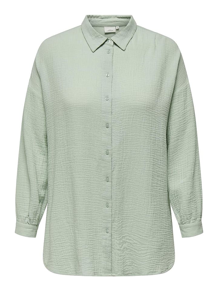 ONLY Carmakoma Koszula "Thyra" w kolorze jasnozielonym rozmiar: 46