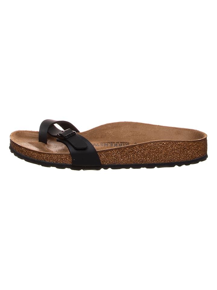 Birkenstock Japonki "Piazza" w kolorze czarnym rozmiar: 38