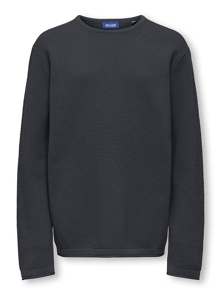 Only&Sons Sweter "Panter" w kolorze antracytowym rozmiar: 158/164