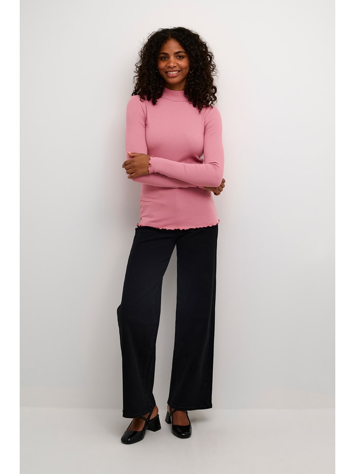 Kaffe Koszulka w kolorze jasnoróżowym rozmiar: M