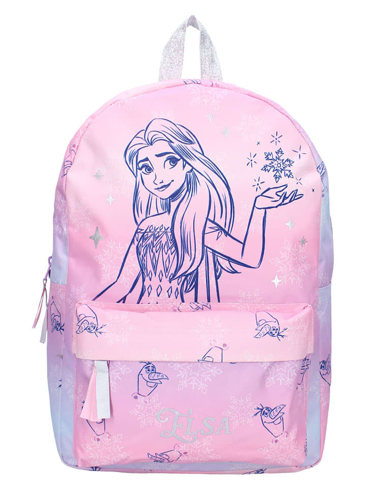 Disney Frozen Plecak "Frozen II Glowing Lights" w kolorze jasnoróżowym - 25 x 36 x 12 cm rozmiar: onesize