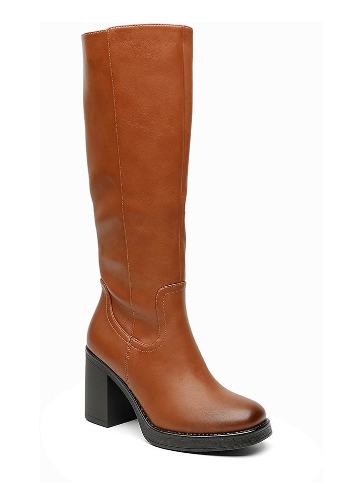 Sixth Sens Kozaki w kolorze jasnobrązowym rozmiar: 41