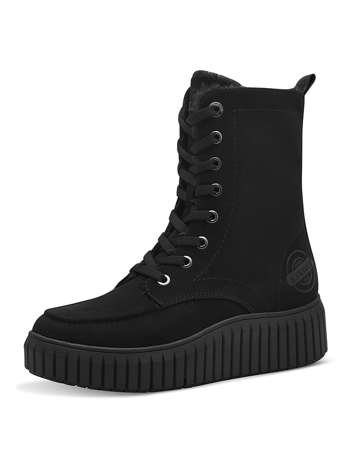 s.Oliver Botki w kolorze czarnym rozmiar: 41