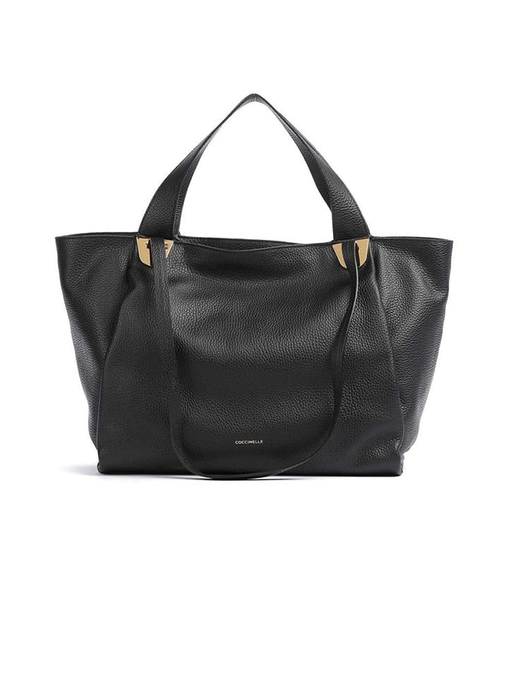 COCCINELLE Skórzana torebka w kolorze czarnym - 35 x 29 x 19 cm rozmiar: onesize