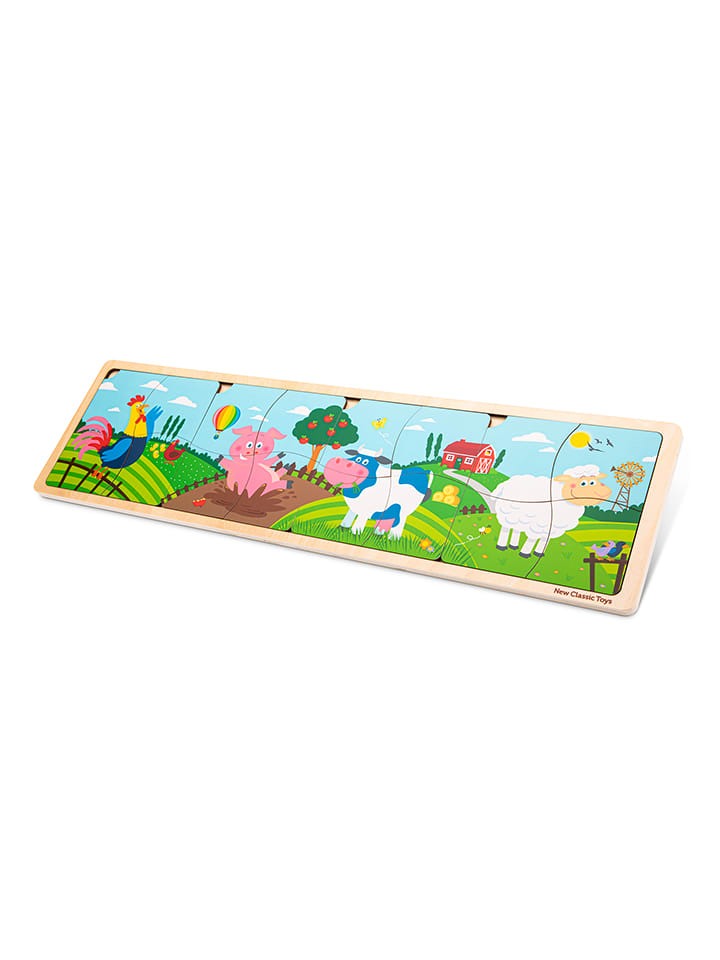 New Classic Toys 17-częściowe puzzle "Farm" - 2+ rozmiar: onesize
