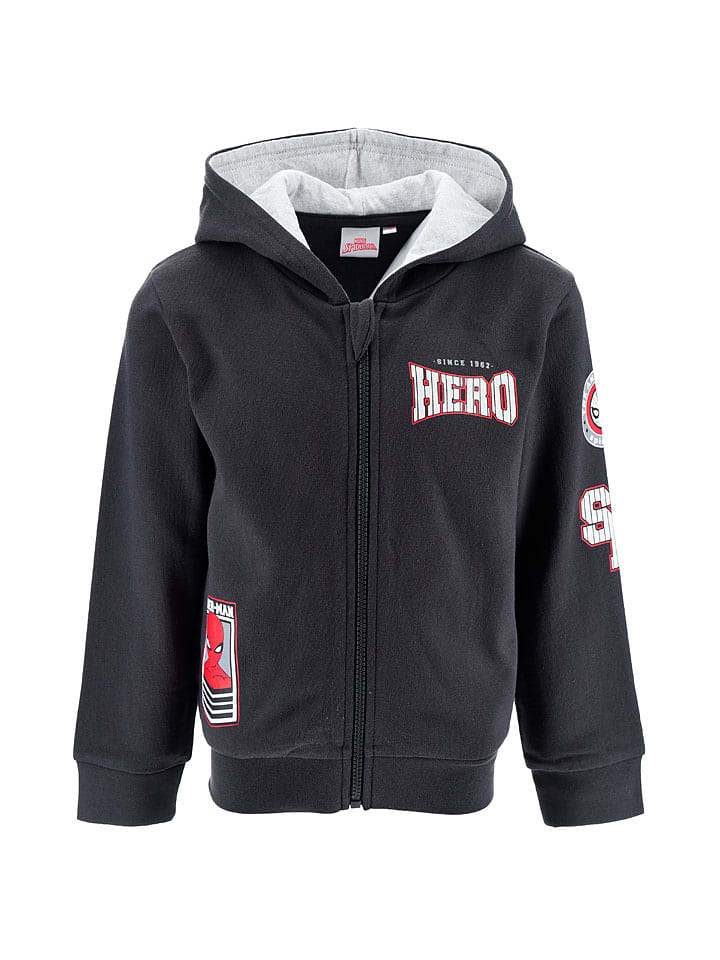 Spiderman Bluza "Spider-Man" w kolorze antracytowym rozmiar: 104