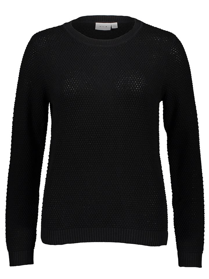 Vila Sweter w kolorze czarnym rozmiar: XL