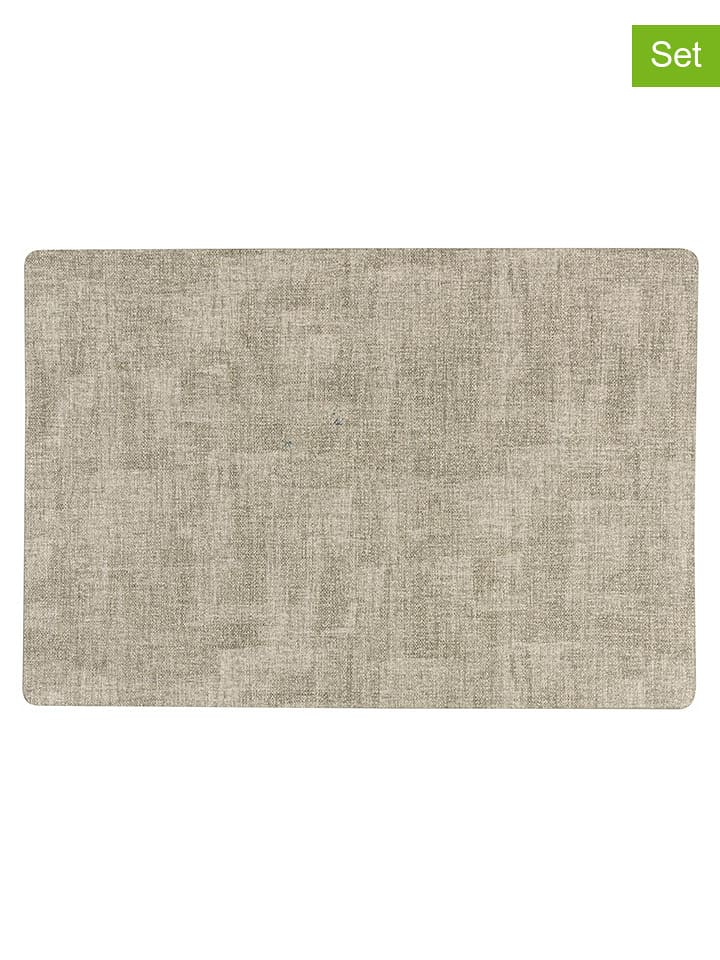 Villa d´Este Podkładki stołowe (6 szt.) w kolorze szarym - 45 x 30 cm rozmiar: onesize