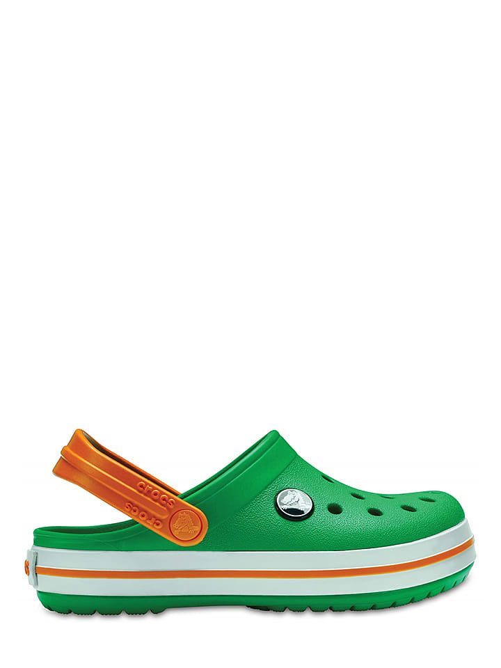 Crocs Chodaki "Crocband" w kolorze zielonym rozmiar: 19/20