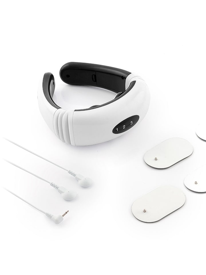 InnovaGoods Masażer karku w kolorze białym - 17 x 14 x 5 cm rozmiar: onesize