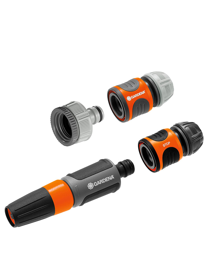 Gardena Zestaw w kolorze szaro-pomarańczowym do węża ogrodowego rozmiar: onesize