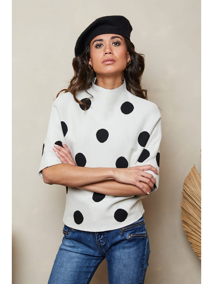Joséfine Sweter "Jonello" w kolorze białym rozmiar: L