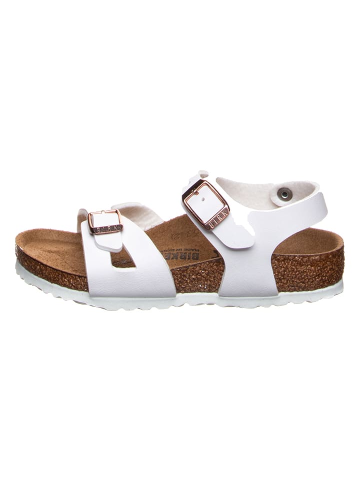 Birkenstock Sandały "Rio" w kolorze białym rozmiar: 33
