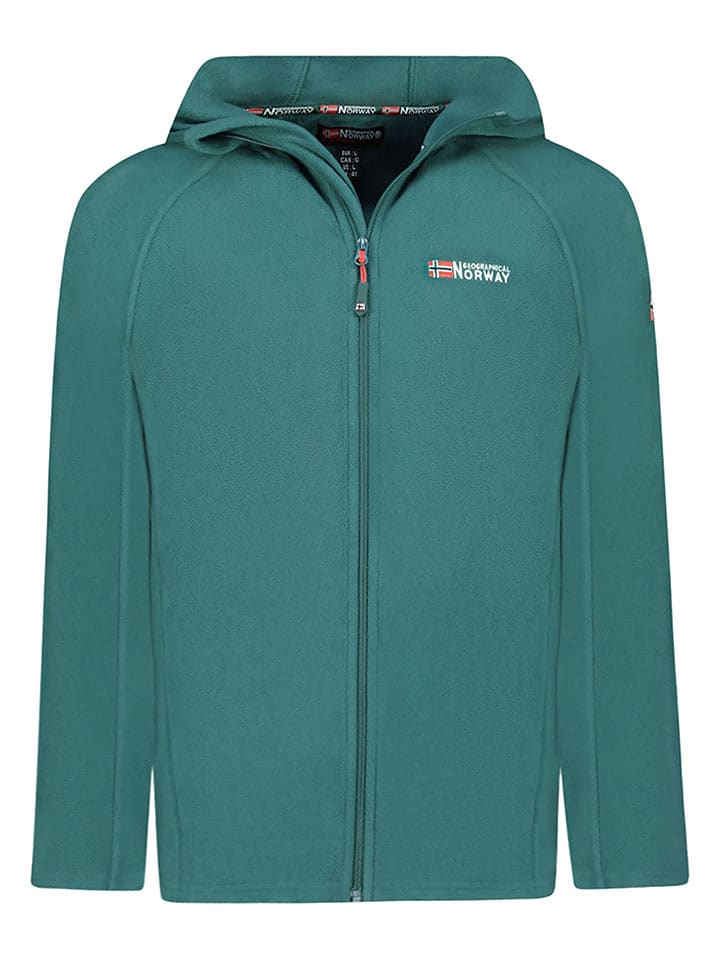 Geographical Norway Kurtka polarowa "Tugood" w kolorze ciemnozielonym rozmiar: 3XL