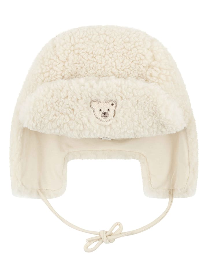 Steiff Czapka w kolorze kremowym rozmiar: 39 cm