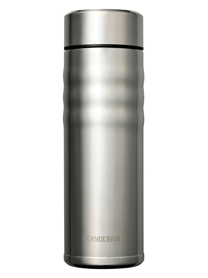 Kyocera Butelka termiczna "Twist Top" w kolorze srebrnym - 500 ml rozmiar: onesize