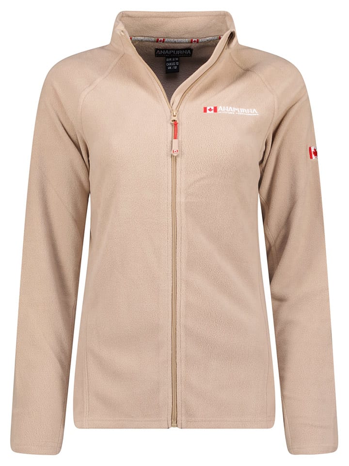 ANAPURNA Kurtka polarowa "Tonneau" w kolorze beżowym rozmiar: S