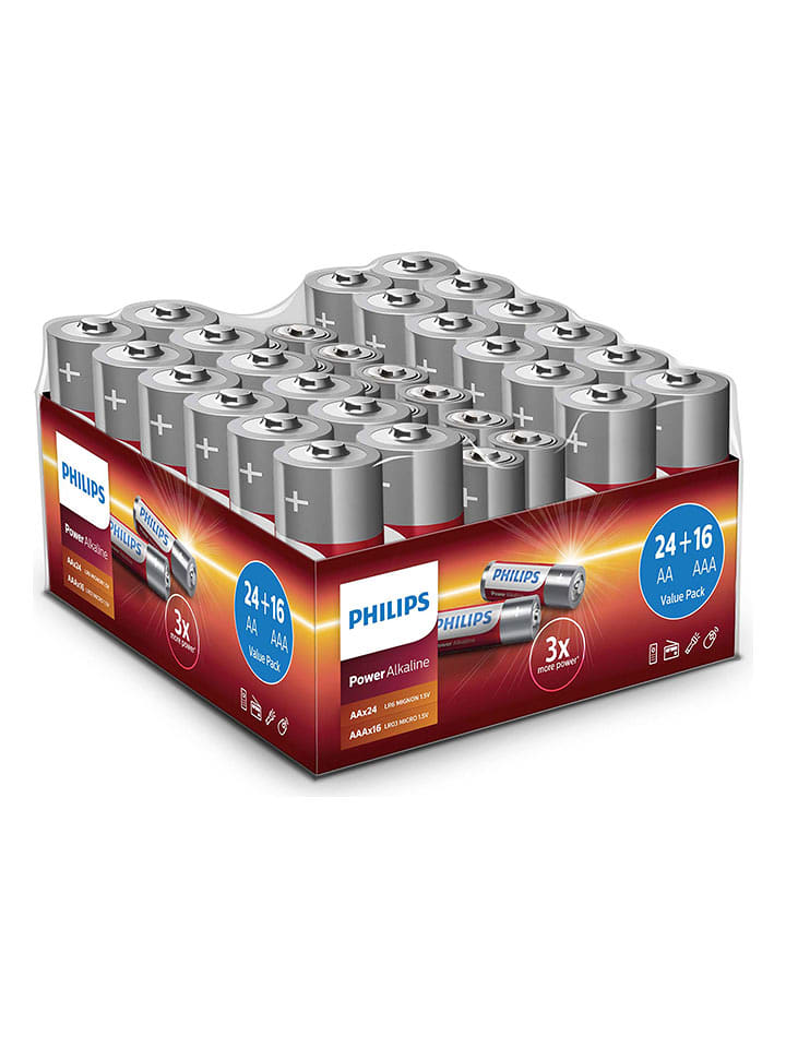 Philips Baterie (40 szt.) rozmiar: onesize