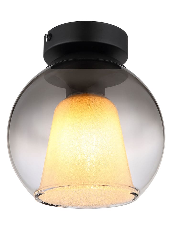 Globo lighting Lampa sufitowa "Barry" w kolorze czarnym - wys. 19 x Ø 18 cm rozmiar: onesize