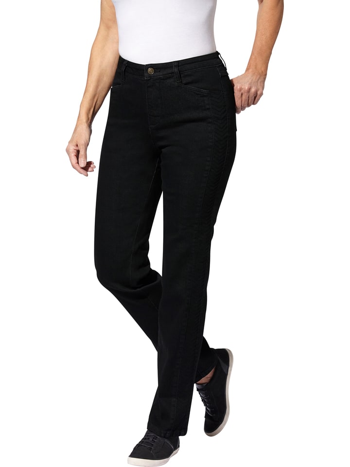 WITT WEIDEN Dżinsy - Slim fit - w kolorze czarnym rozmiar: 38