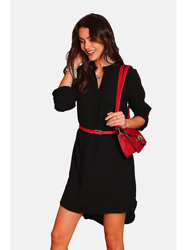 ASSUILI Sukienka w kolorze czarnym rozmiar: 40