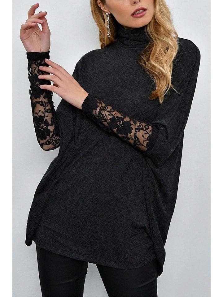 Milan Kiss Bluzka w kolorze antracytowym rozmiar: S