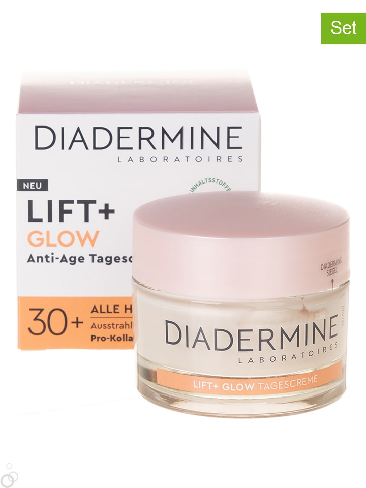 DIADERMINE Kremy na dzień (3 szt.) "Lift+Glow" - po 50 ml rozmiar: onesize