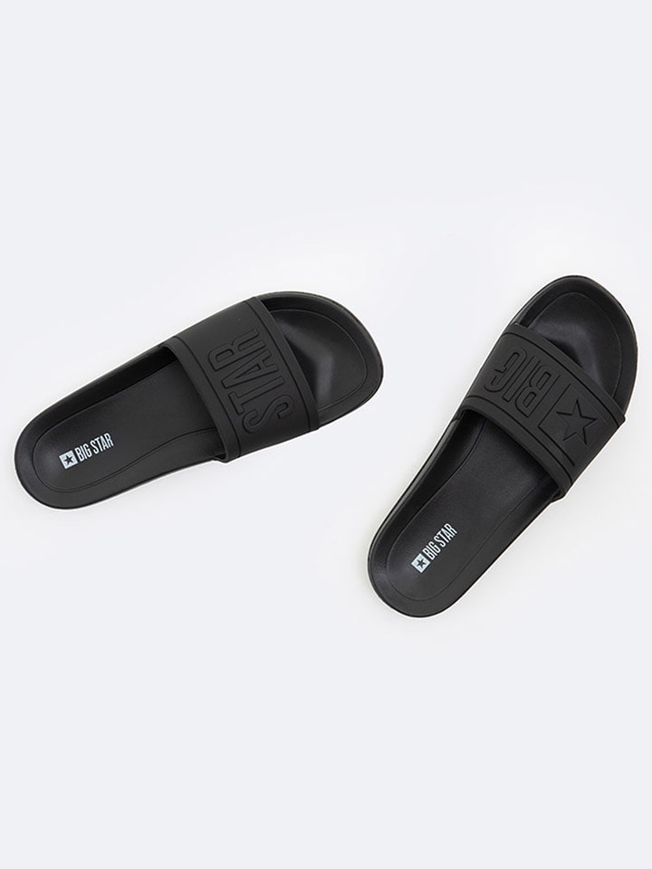 BIG STAR Klapki w kolorze czarnym rozmiar: 37