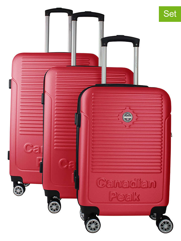 Canadian Peak 3-częściowy zestaw "Santiagoeak" w kolorze czerwonym rozmiar: onesize
