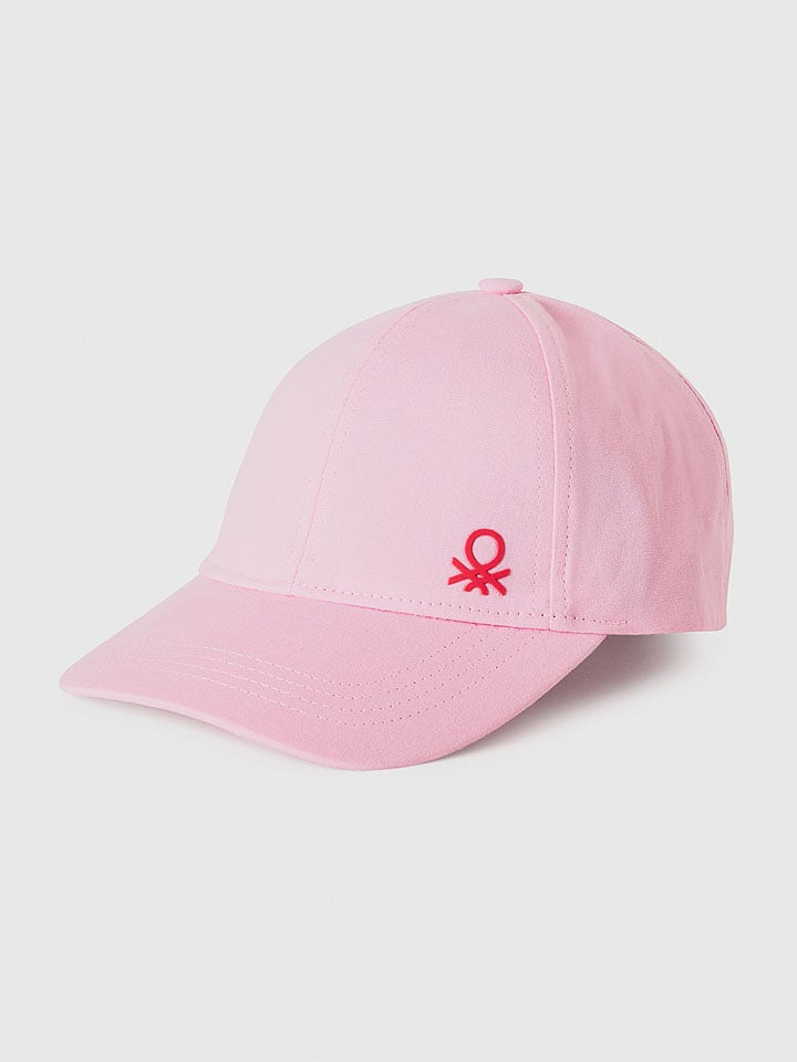 Benetton Czapka w kolorze jasnoróżowym rozmiar: 90