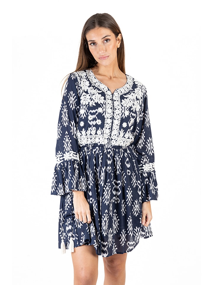 Isla Bonita by SIGRIS Sukienka w kolorze granatowym rozmiar: XL