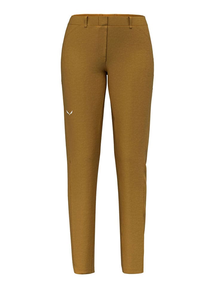 Salewa Spodnie funkcyjne "Lavaredo" w kolorze jasnobrązowym rozmiar: 38