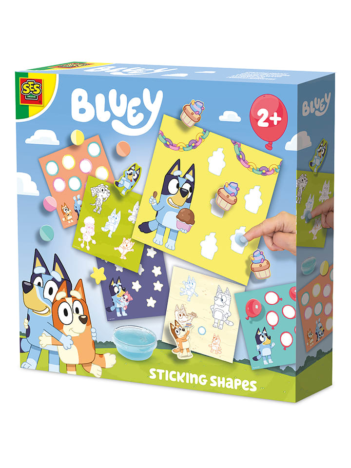 SES Obrazki "Bluey" do przyklejania - 2+ rozmiar: onesize