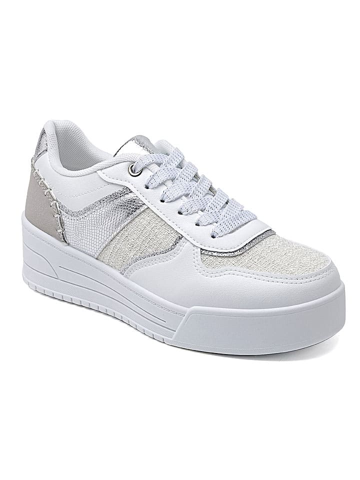 Sixth Sens Sneakersy w kolorze kremowo-biało-szarym rozmiar: 39