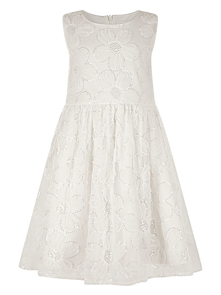 happy girls by Eisend Sukienka w kolorze kremowym rozmiar: 128