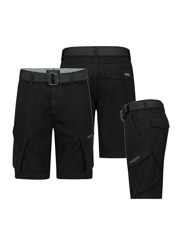 Sublevel Bermudy w kolorze czarnym rozmiar: W30