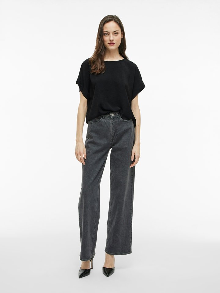 Vila Koszulka w kolorze czarnym rozmiar: 34