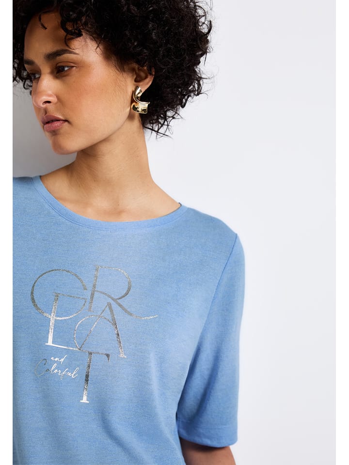 Street One Koszulka w kolorze błękitnym rozmiar: 36