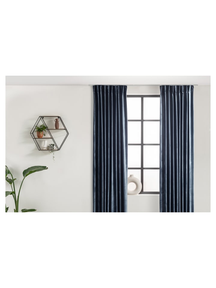 Lifa Living Zasłona w kolorze granatowym rozmiar: 150x250 cm