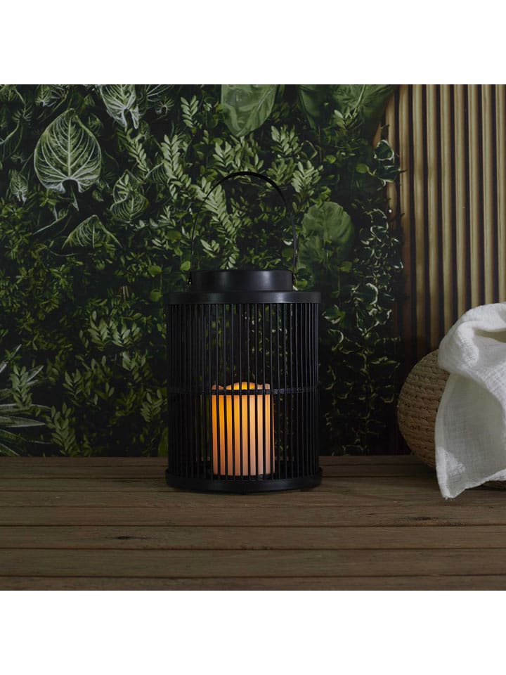 Ethnical Life Solarna lampa LED w kolorze czarnym - wys. 25 x Ø 18 cm rozmiar: onesize