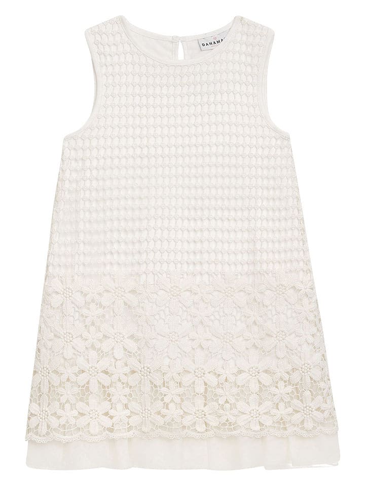 Danamade Sukienka "Dviolet" w kolorze kremowym rozmiar: 140