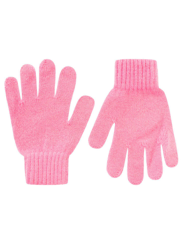 Zwillingsherz Kaszmirowe rękawiczki w kolorze różowym rozmiar: onesize