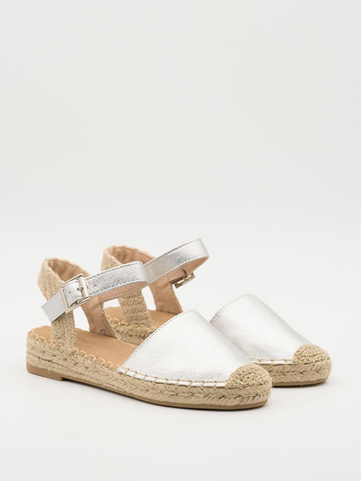 Bellucci Espadryle w kolorze srebrnym rozmiar: 40