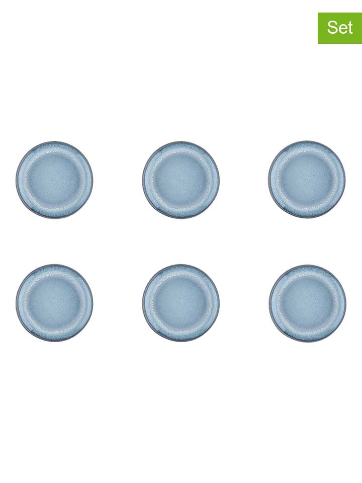 Björn Talerze (6 szt.) "Genesis" w kolorze niebieskim - Ø 16,5 cm rozmiar: onesize